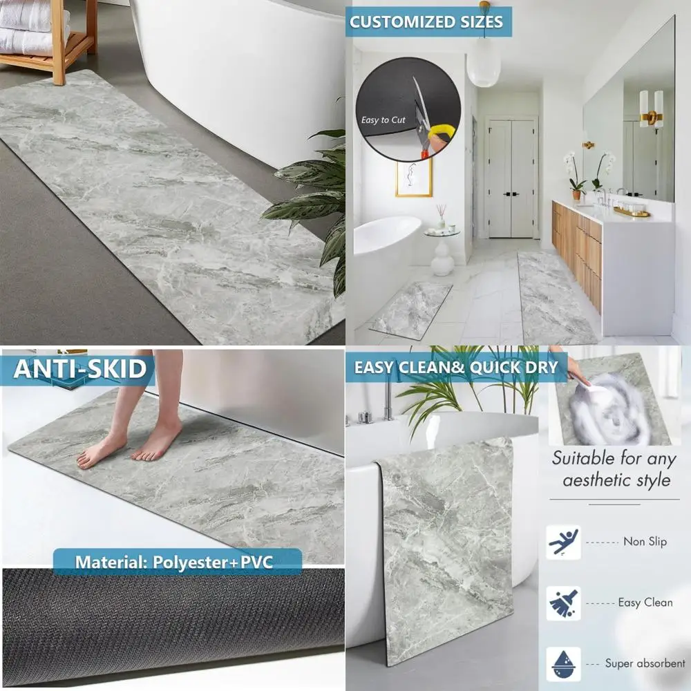 

резиновые нескользящие впитывающие тонкие коврики для ванной по индивидуальному заказу — быстросохнущие, приятные для двери, моющиеся коврики