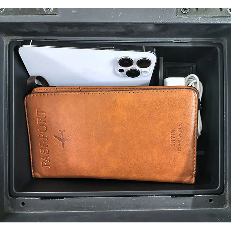 Upper-Level Storage Tray For 87-92 Nissan Patrol Safari Y60 Center Console Armrest Box 1PCS ABS