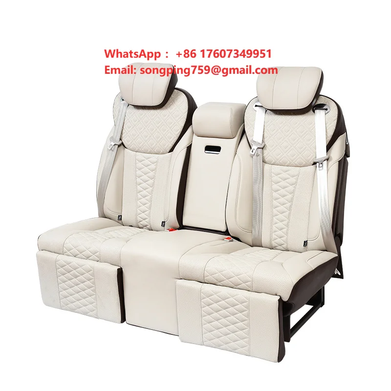 Hot Selling 2023 Leather Customized Car Seat Covers, Mercedes Electric Tilt Adjustment Luxury Rear Seats