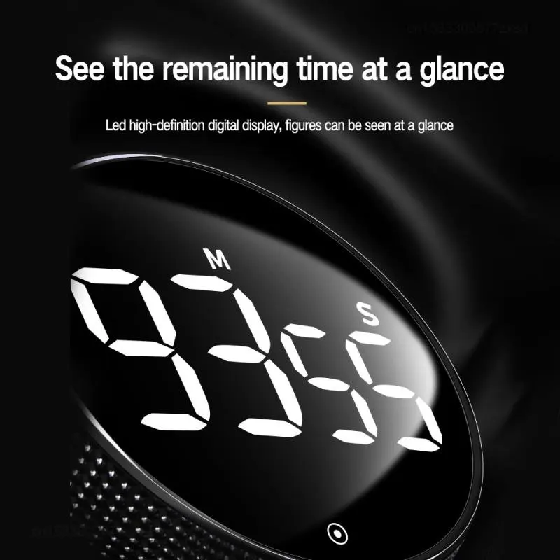 Xiaomi Youpin Kitchen Timer Magnetic Digital Timer Manual Countdown Alarm Clock Mechanical Cooking Timer Shower Study Stopwatch