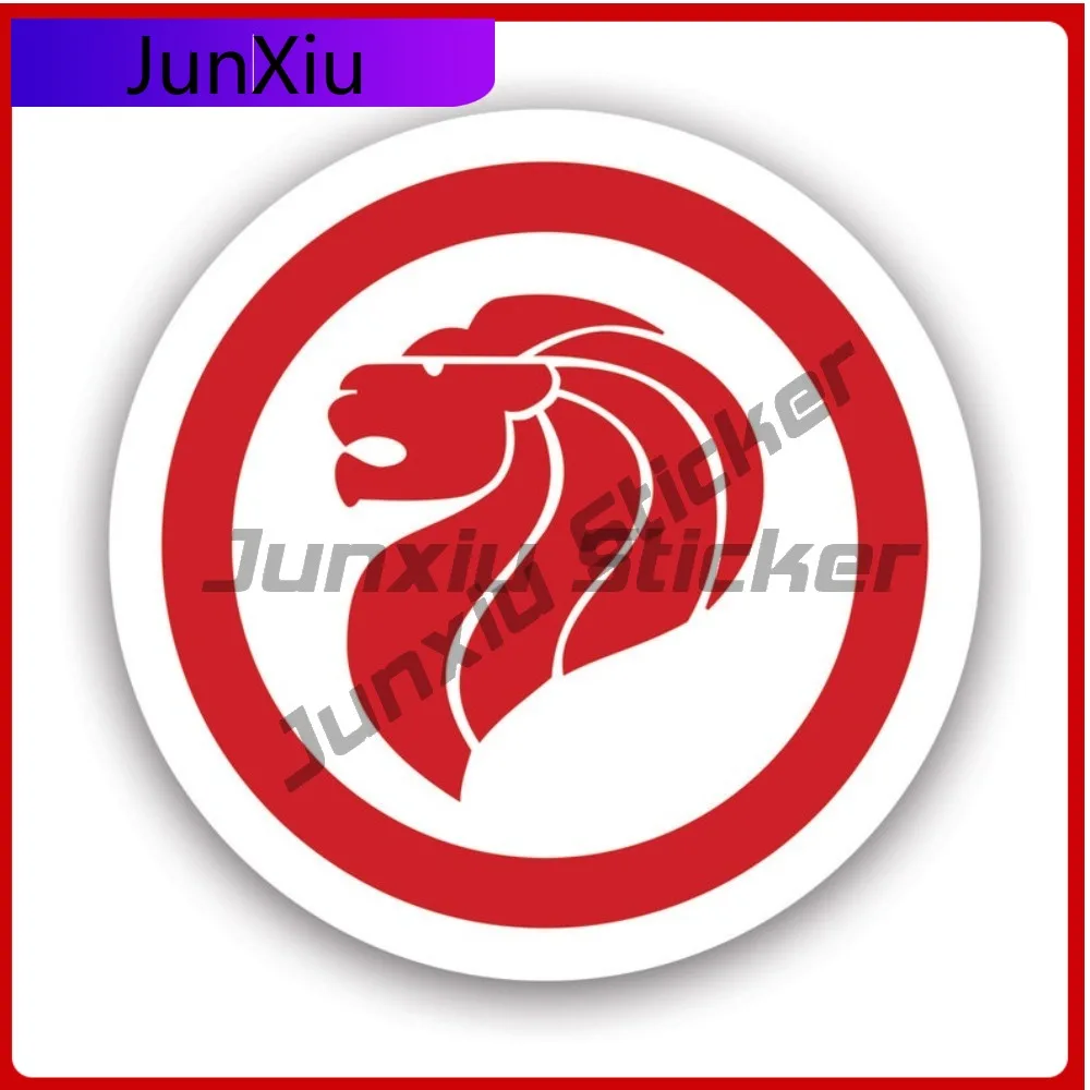 Republic Of Singapore Roundel Sticker Creative Decals Rsaf Singaporean Sgp Air Force National Insignia Military Cool Style Ca