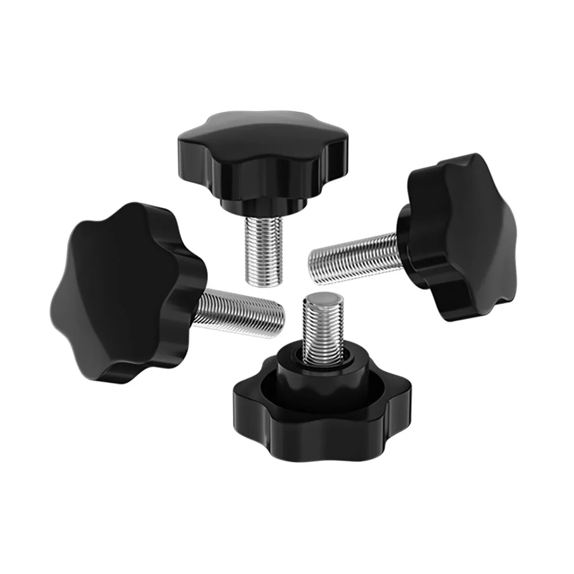 

Handle Diameter 25mm Plum Blossom Handle Screw Star Handle Screw Glue Wood Seven Star Hand Screw Bolt Thread Diameter 6mm