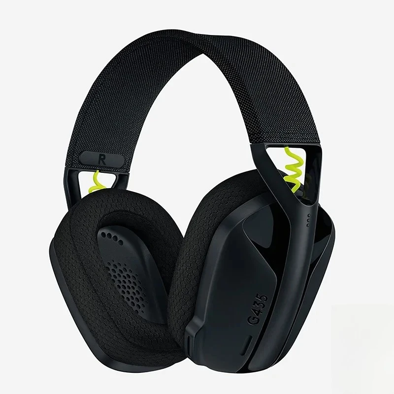 ل Logitech G435 LIGHTSPEED سماعة الألعاب اللاسلكية بلوتوث الصوت المحيطي سماعة فوق الأذن