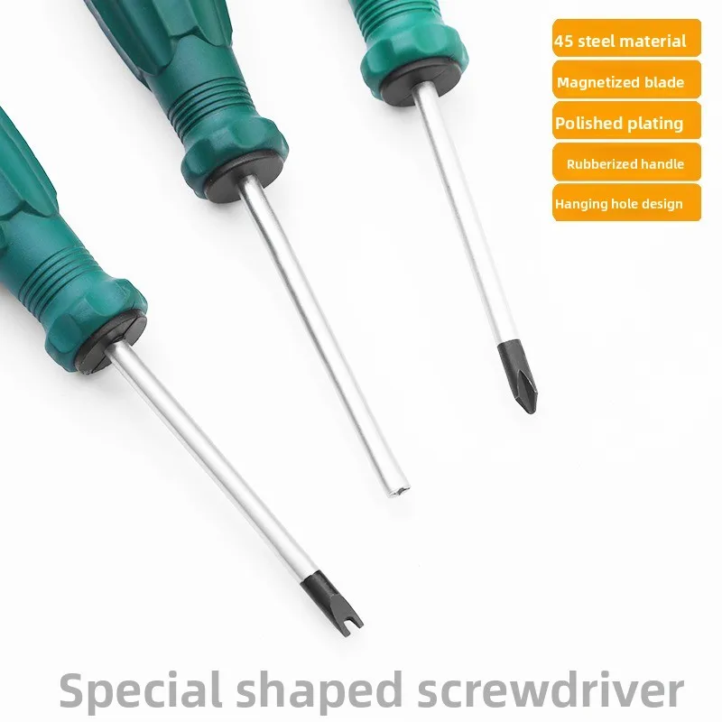Special Shape Screwdriver Set Magnetic Y-type Triangle Screwdriver for Electrical Socket Repair