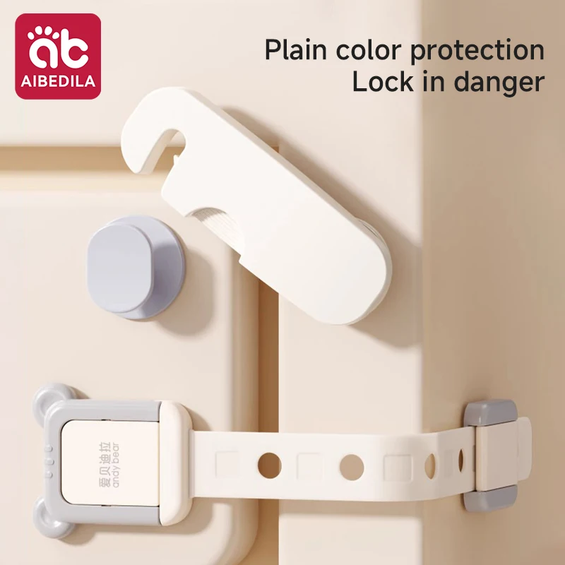 AIBEDILA Baby Safety Locks Adhesive Child Proof Cabinet Drawer Door Latches Baby Safe Straps for Home Multiple Specifications