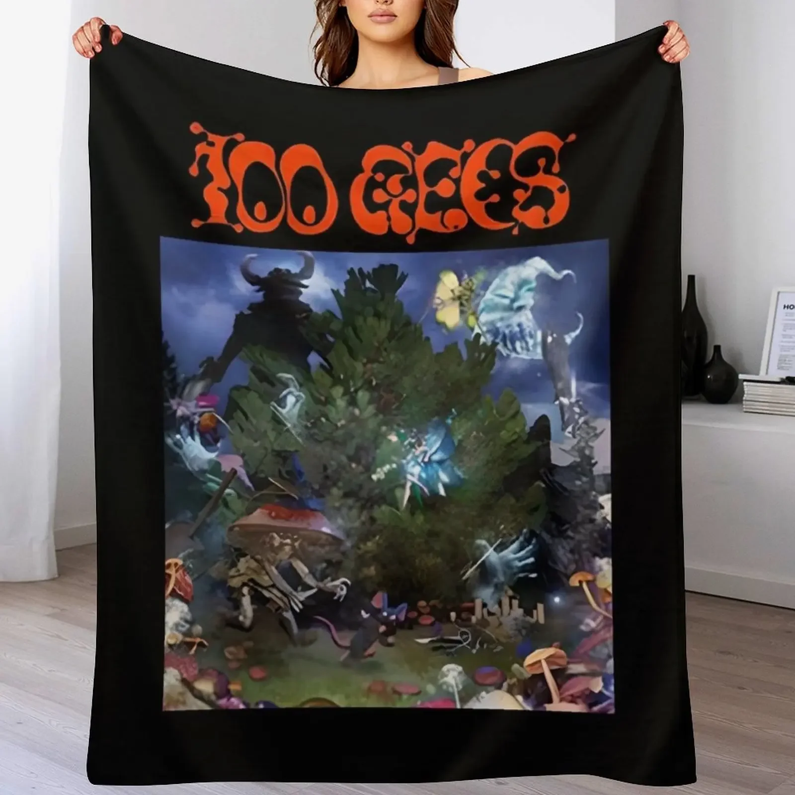 100 gecs Throw Blanket Year Round Soft Comfortable Blanket for Home