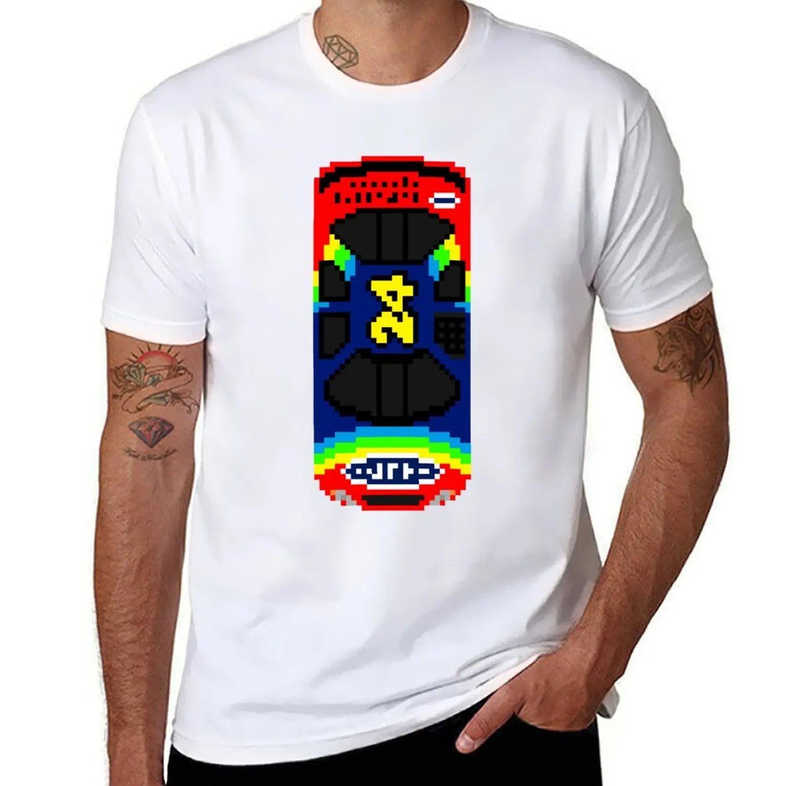 

Racing Pixel Art: Jeff Gordon 1998 T-Shirt men t shirt cotton 100% funny t shirts dark humor T-Shirt
