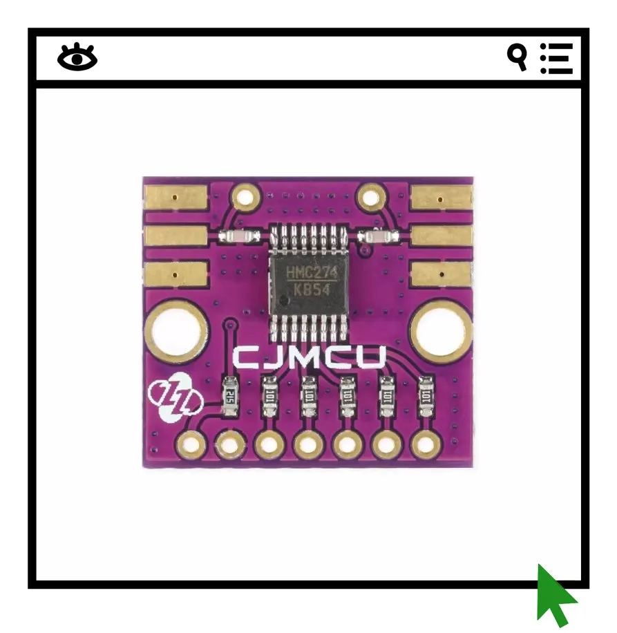 

Аттенюатор HMC274, цифровой, 5-битное положительное управление, GaAs, 0,7-2,7 ГГц