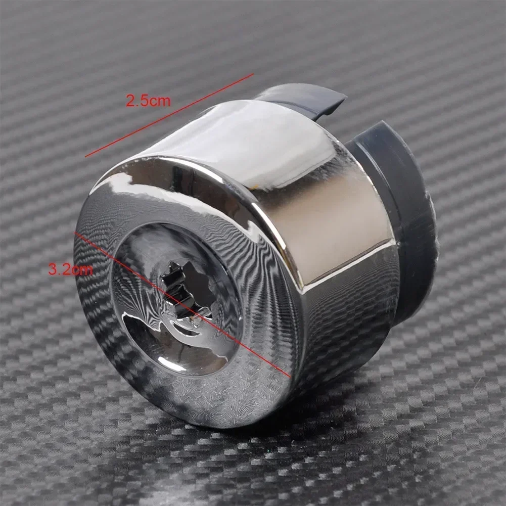 20pcs Electroplated Silver Metal Car Tire Screw Cover Tire Screw Cap For Q7 Replace Automobiles Car Parts