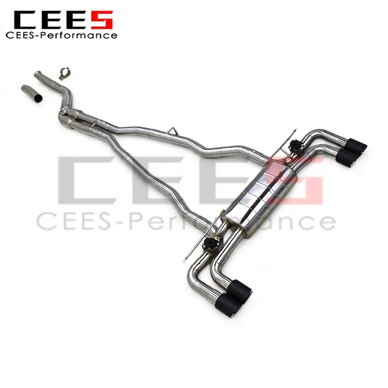 CEES Stainless Steel Valvetronic Sport Exhaust Mufflers for BMW 540 540i G30 G38 3.0T B58 2018-2024 Tuning Escape Exhaust Pipe