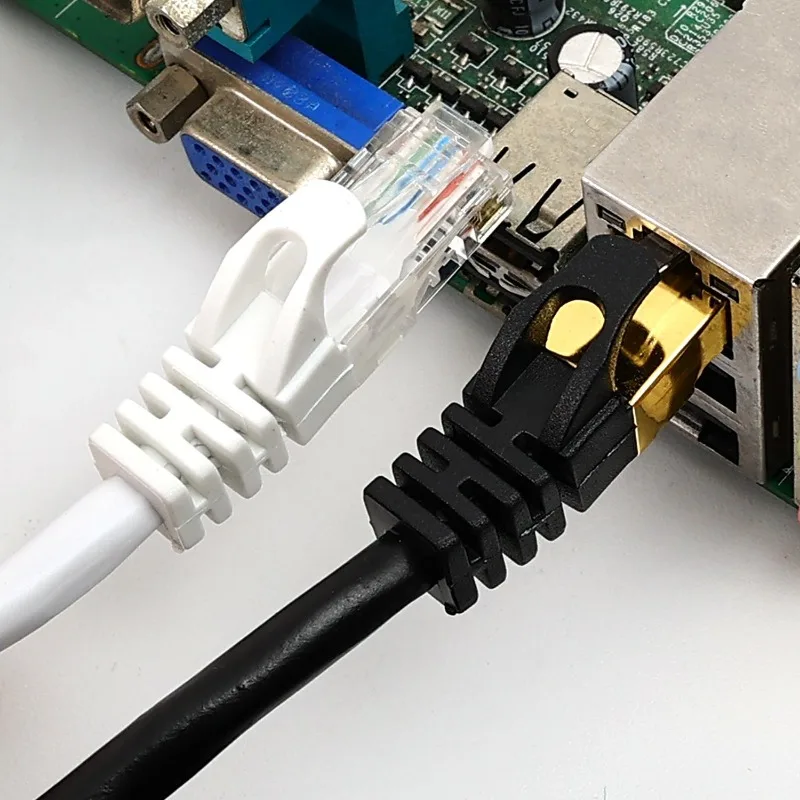 New CAT6A Ethernet Cable High Speed 40Gbps Internet LAN Patch Network Cord RJ45 CAT6A Fast Transmission Ethernet Wire Cable