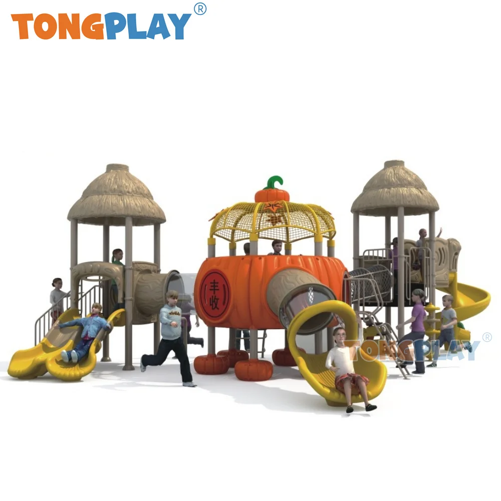 Tong play Large Scarecrow series with ladder slide quality factory equipment children's outdoor playground