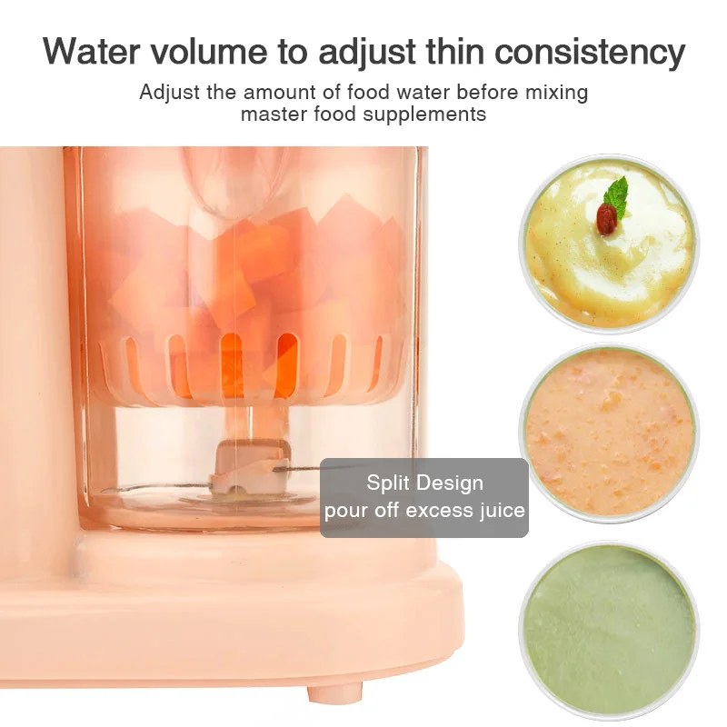 Multifunctional Baby Food Maker Supplementary Food Processor Kids Food Mill Steaming Stirring Warming Cooking Machine