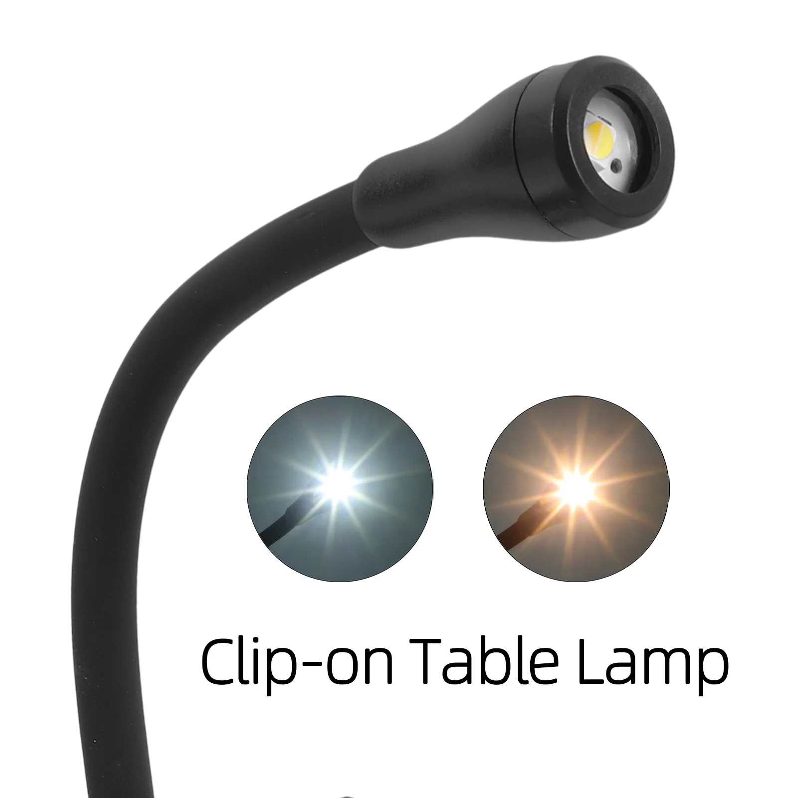 

Mini Rechargeable Clip on Book Reading Lamp Adjustable LED Light Portable Eye Care Reading Light USB Charge Book Lamp