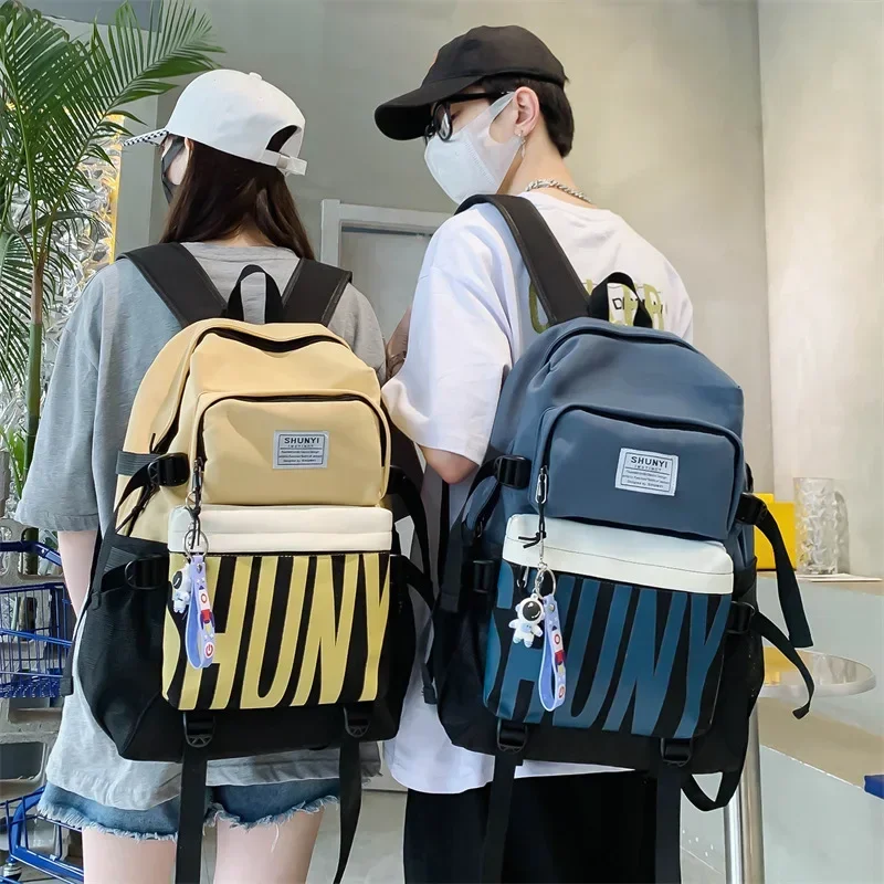 Ransel perjalanan mode wanita Harajuku tas sekolah tahan air Buku gadis ransel nilon tas nilon wanita pelajar