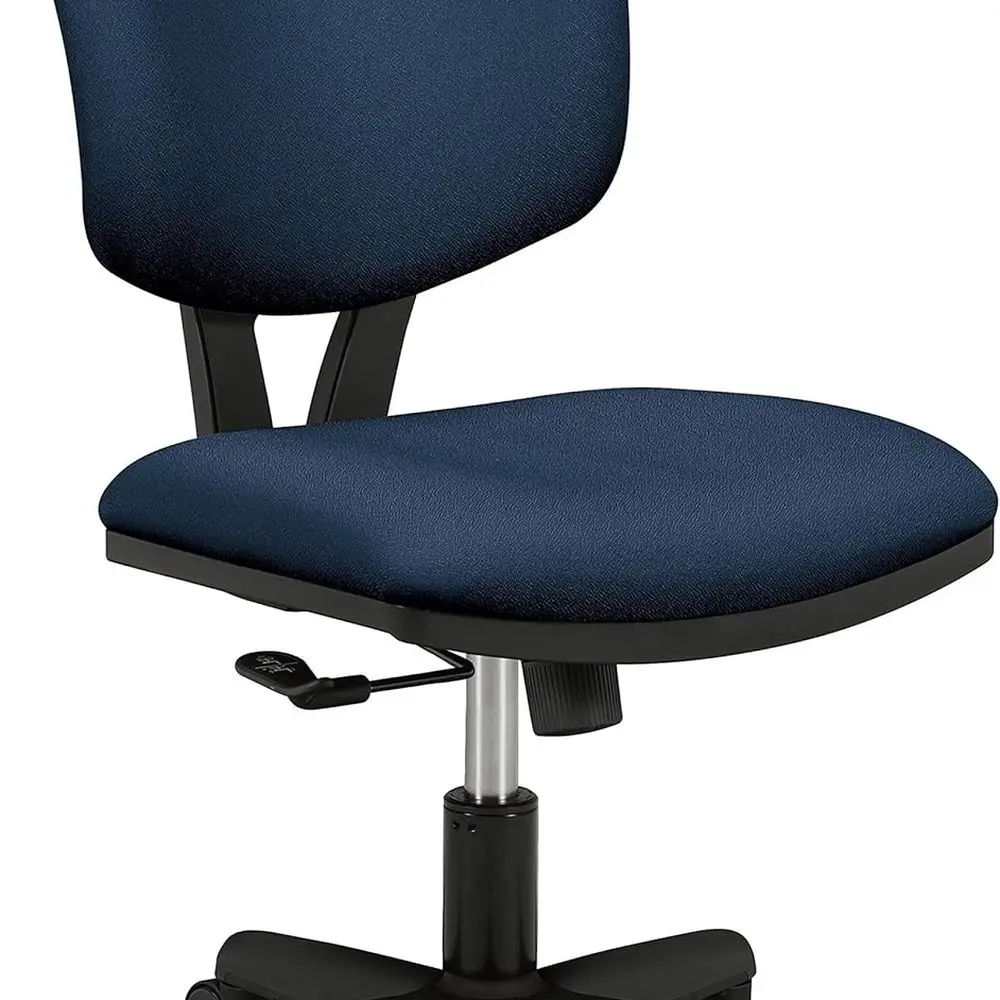 

Blue Upholstered Ergonomic Office Desk Chair - H701