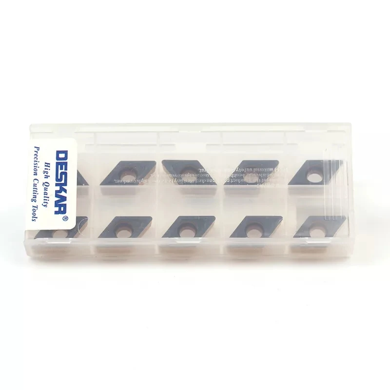 10PCS CCMT060204 CCMT09T304 DCMT11T304 TCMT110208 LF9218 Carbide Insert CNC Lathe Turning Tool Cutter Tools CCMT Blade for Steel