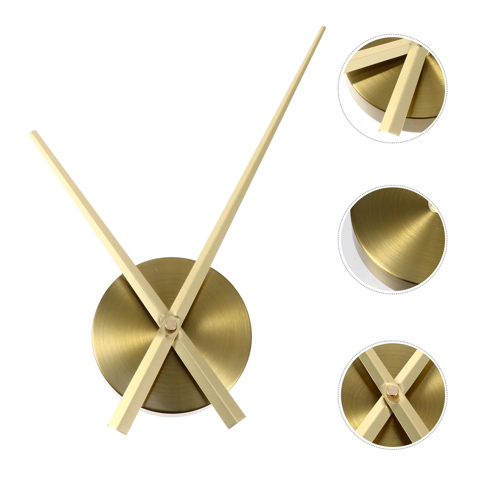 

Oversized DIY Wall Clock Decoration Home Parts Movement Supplies Manual Pointers Plate Alloy Installation