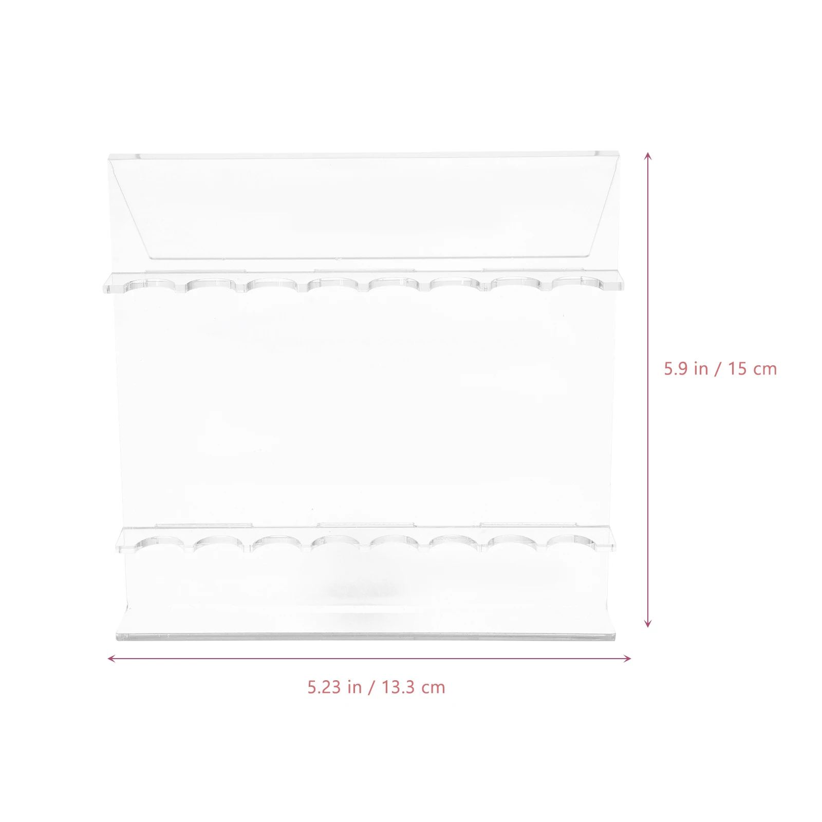 

8pcs Clear Pen Holder Stand Transparent Acrylic Display Storage Rack for Pens Eyebrow Nail Art Brushes Home Office