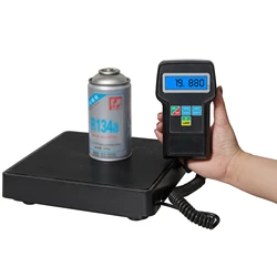 DSZH RCS-7040 Electronic Digital HVAC A/C Refrigerant Freon Charging Weight Scale with Case Measuring Tools