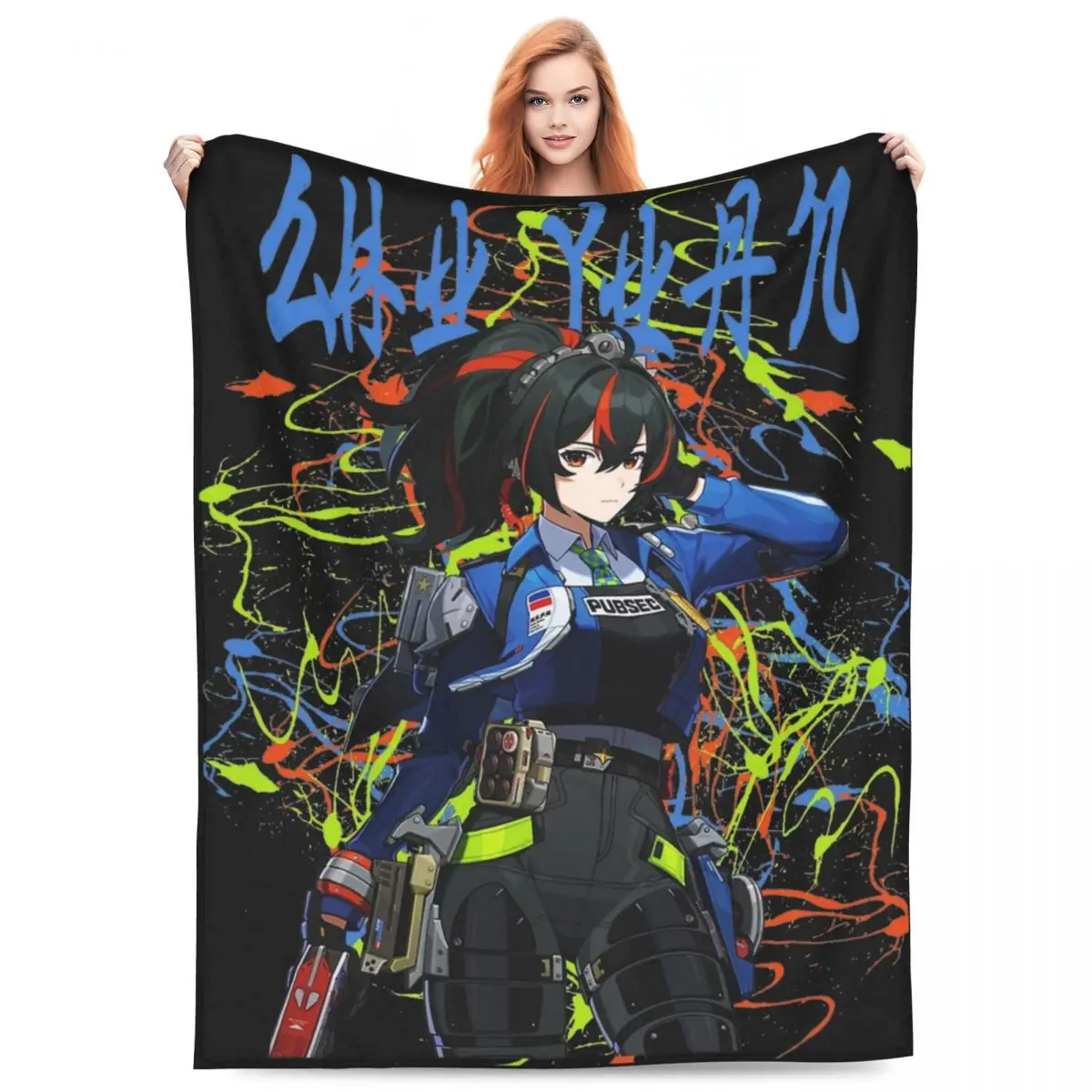 Zenless Zone Zero Video Game Blankets Super Soft Fleece Novelty Present Throw Blankets Bedspreads