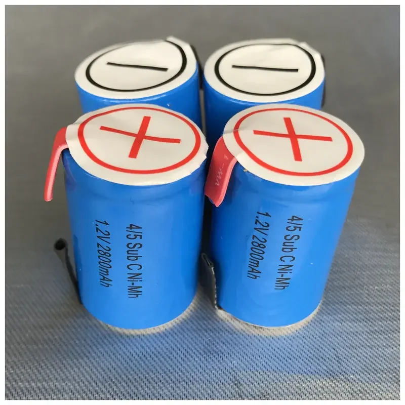 Spot Wholesale Nickel-hydrogen SC Flat-head 2800Ah 1.2V Battery Sweeping Robot Assembly Battery Pack Battery