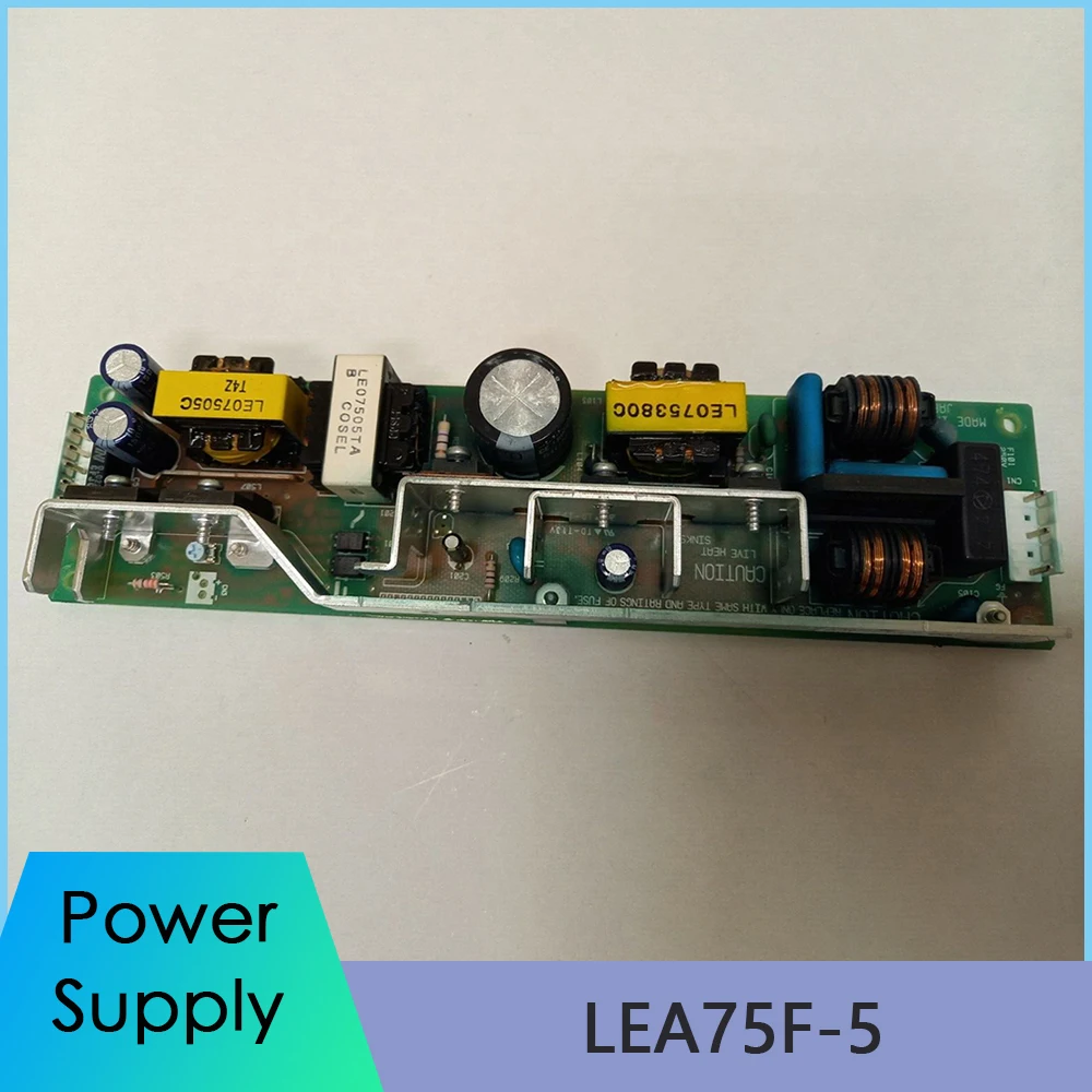 For COSEL INPUT AC100-240V 50-60Hz 1.1A OUTPUT 5V 15A Power Supply LEA75F-5