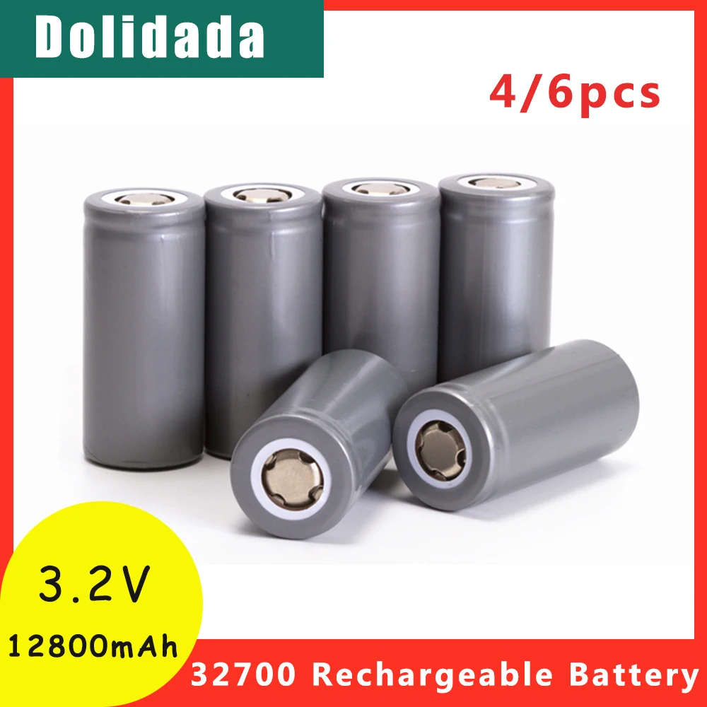 

3.2 V 32700 Battery 1.28ah 32700 12800mah Batteries For Lifepo4 55a High Power Maximum Continuous Discharge Bateria Parts