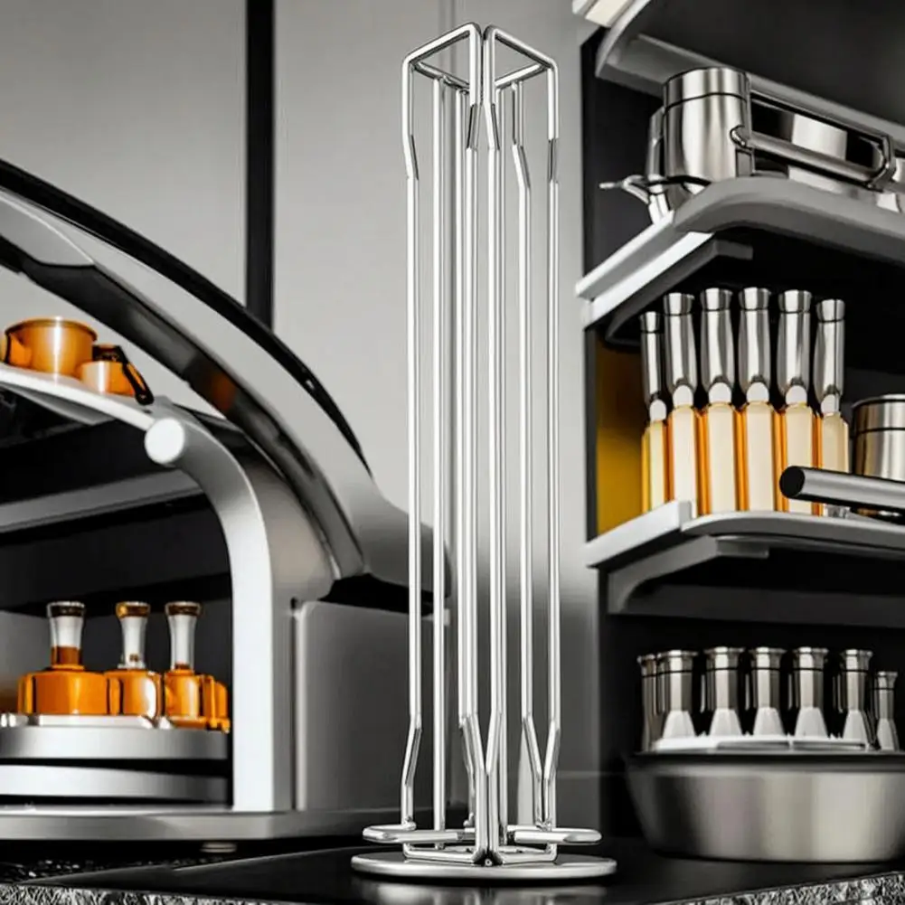 Rotating Coffee Capsule Organizer Kitchen Counter Space Saver Rotating Coffee Capsule Holder 360° Spinning Storage Rack for 40
