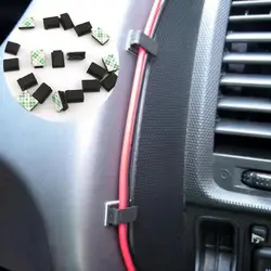 40pcs Car USB Charger Cord Wire Holder for land rover discovery 4 3 2 1 5 range rover sport evoque freelander 2 Car