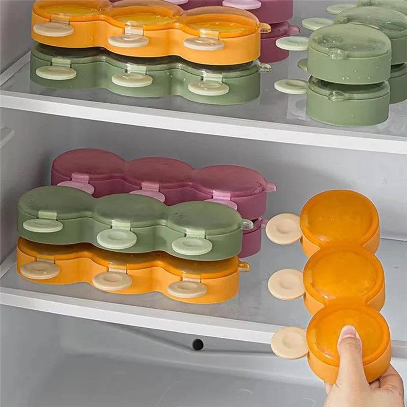 GTBL Food Grade Silicone Popsicle Molds Donut Shape Ice Cream Molds 9 Cells Ice Popsicle Mold Popsicle Maker Homemade Food