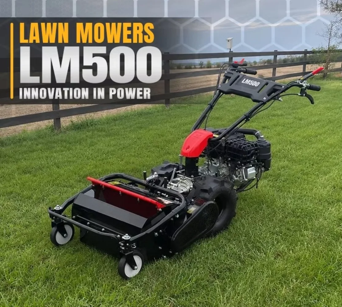 Brand New 4-stroke Self-propelled Lawn Mower Commercial Zero-steering Field Rotary Lawn Mower Fast Shipping
