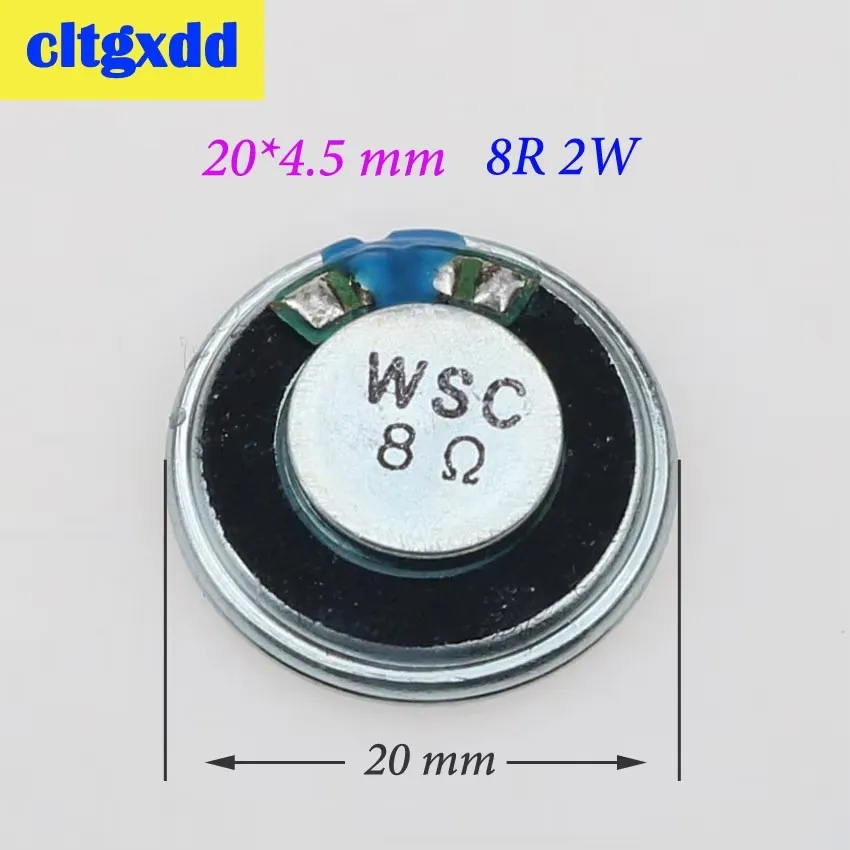 

Cltgxdd 250 piece 8 ohm/8R mini speaker 2W 20mm diameter speaker