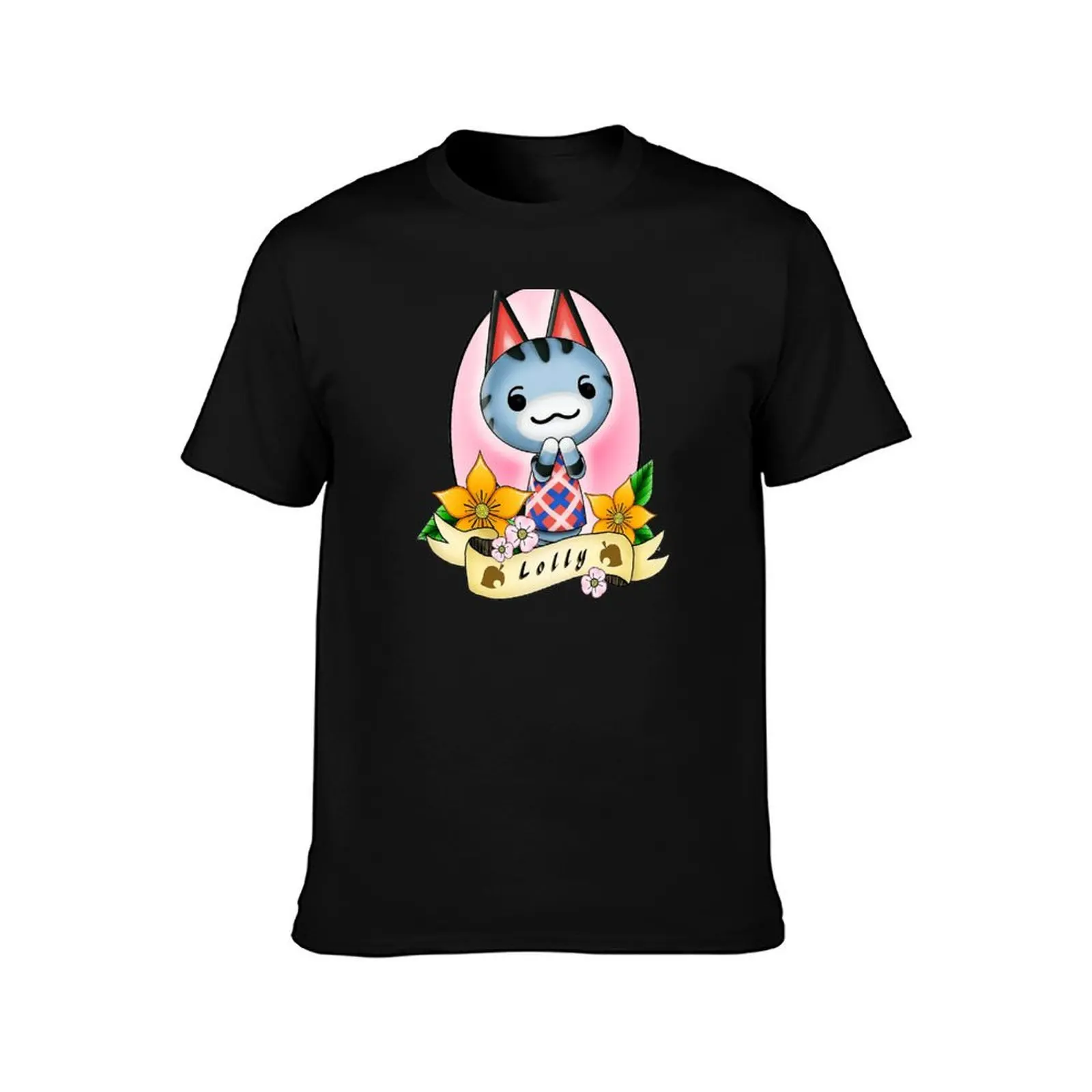 lolly cat cartoon art T-Shirt t shirts with prints t shirt man luxury man tshirt T-Shirt