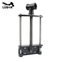 Woodworking vise desk clamp woodworking clamp woodworking clamp the guide rods with handmade diy 136mm