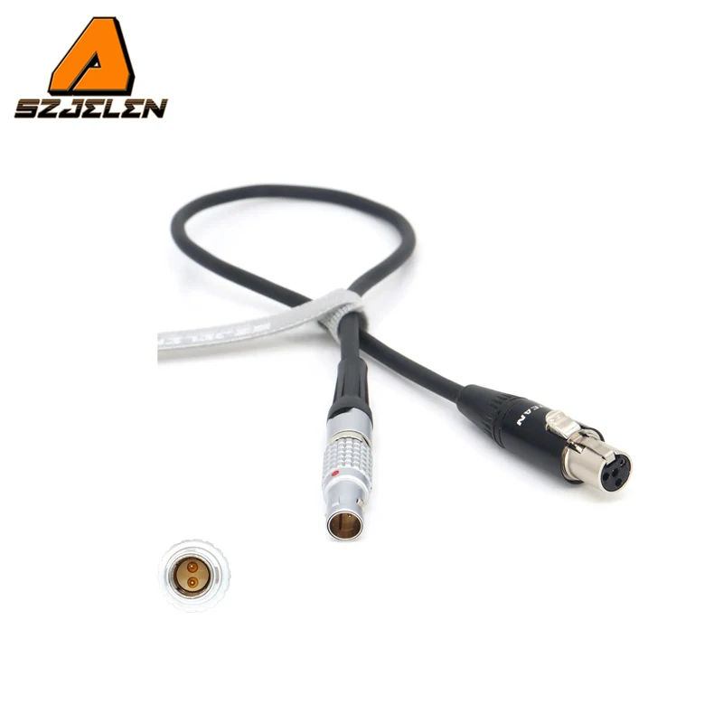 ARRI Alexa mini/XT / SONY Camera 0B 2pin 12V  to mini xlr 4 pin female for Tvlogic 055 056 058 Monitor power cable