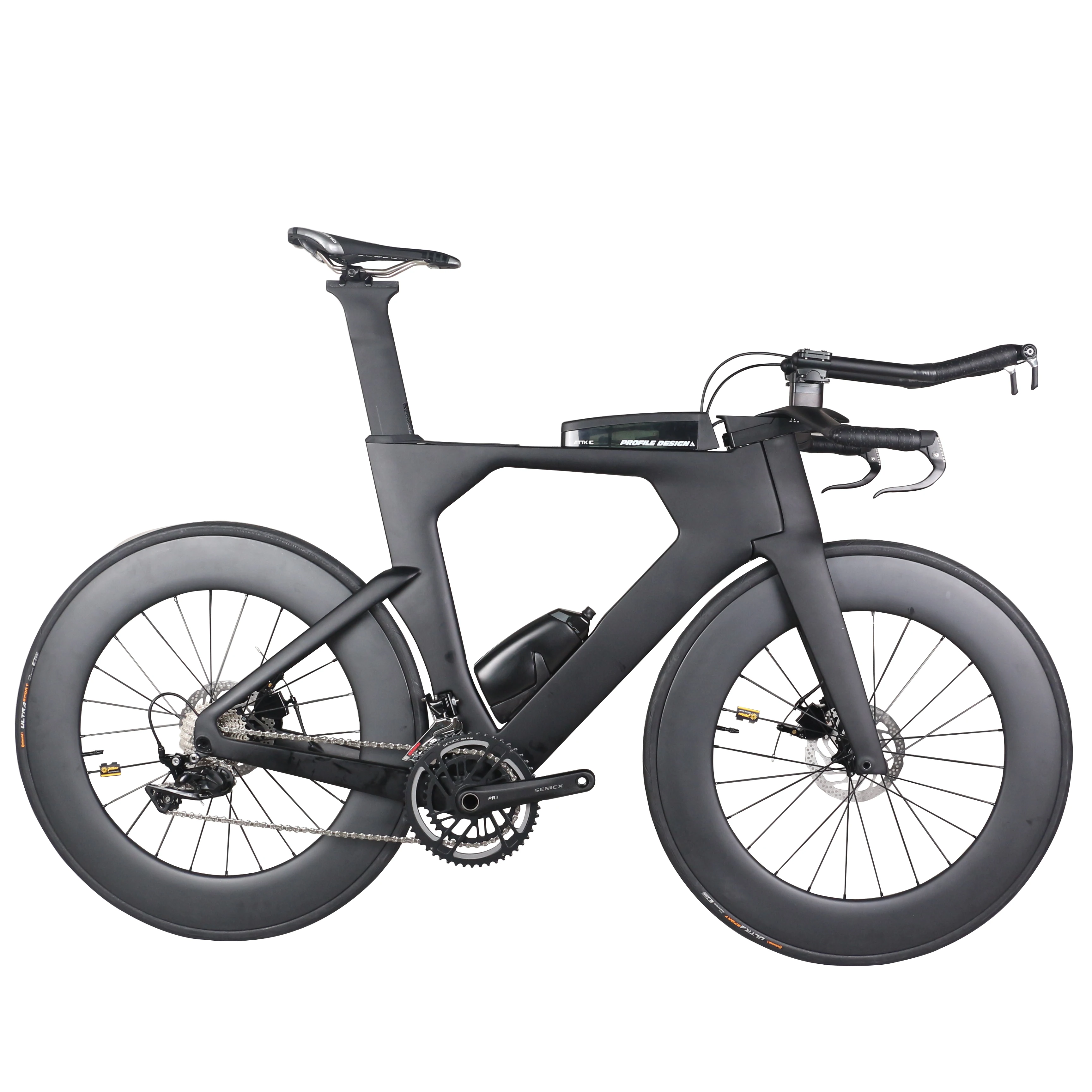 

TT Bicycle Disc Brake Time Trial Triathlon Complete Bike FM-TT912 With Carbon Fiber Wheelset 2X11 Speed