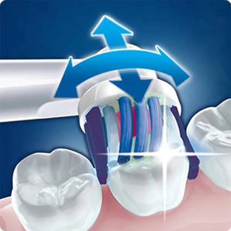 オーラル-電動歯ブラシ用の柔らかい毛の3D交換用ブラシヘッド,B-EB18ユニット,d12,d16,pro600,pro4000