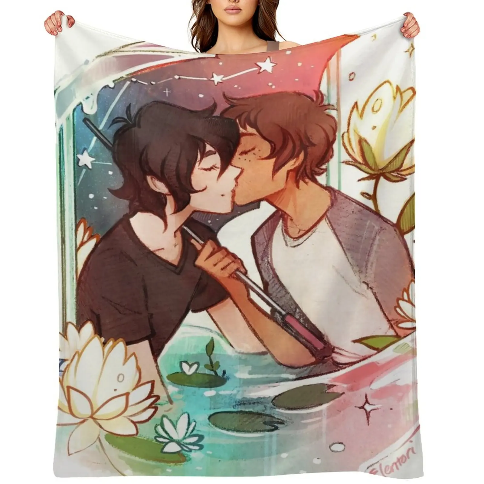 

Under the Stars Throw Blanket Blankets Sofas Of Decoration Picnic Custom Tourist Blankets