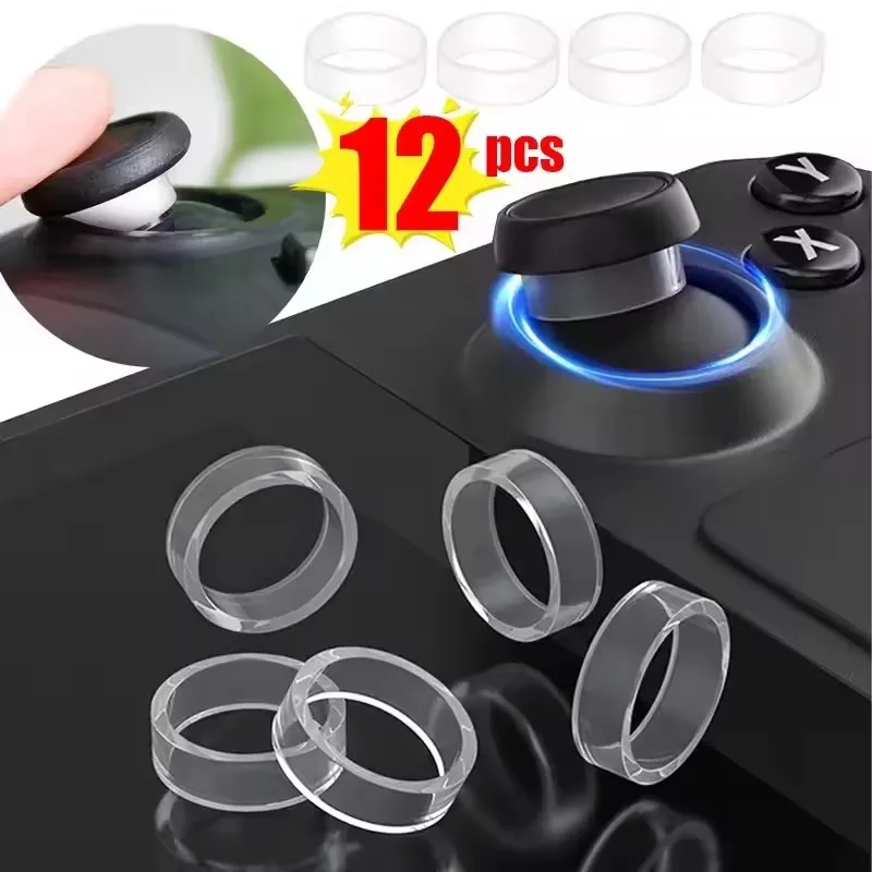 12/2X Anel Protetor de Joystick para Steam Deck, Capa de Silicone Elástica para Controle Xbox PS4 PS5 VR2, Acessório para Jogos