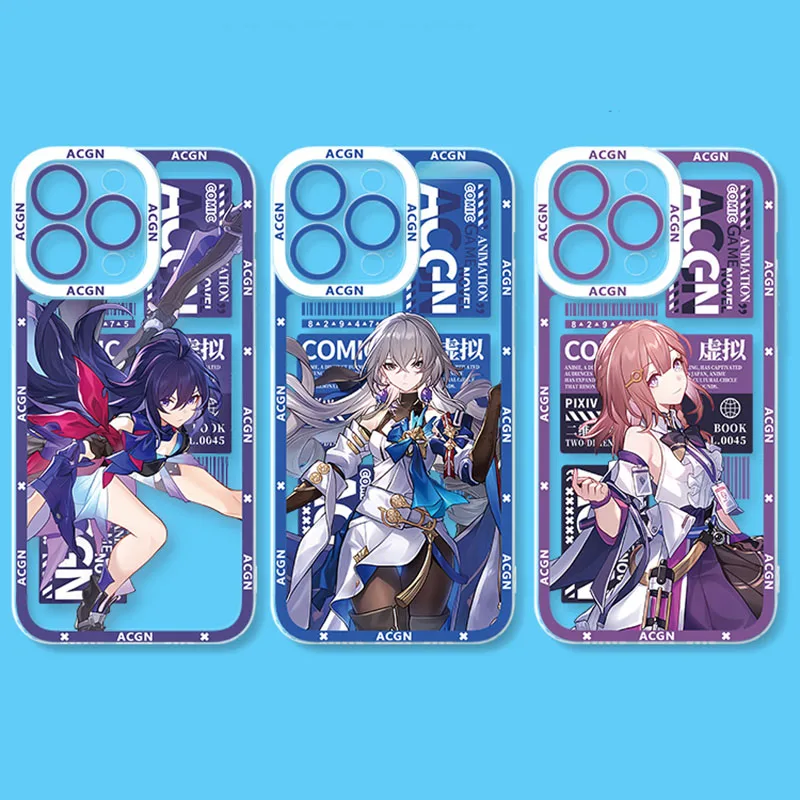 Honkai: Star Rail Kafka Soft Phone Case for Xiaomi Mi 13 12 12T 11T Pro 11 Ultra 10 Lite 10T A3 POCO X5 X4 X3 NFC F5 F3 F4 GT M4