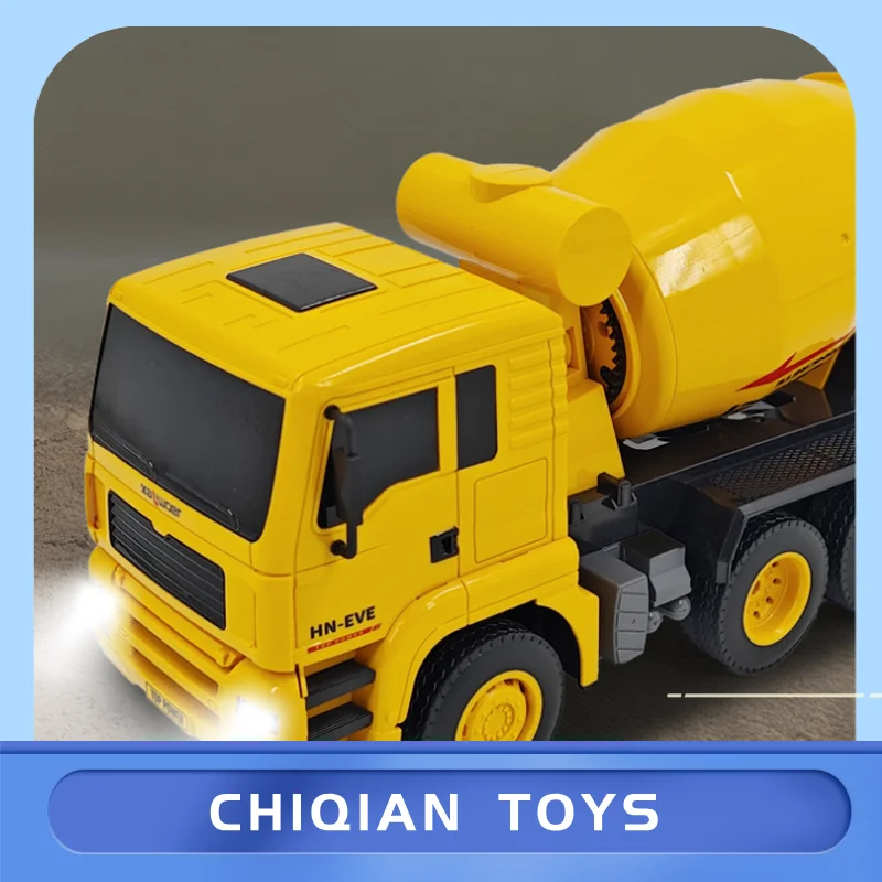 1:18 مقياس ستة قنوات لعبة التحكم عن بعد شاحنة الأطفال نموذج هندسة النقل محاكاة هدية عيد ميلاد RC سيارة #1