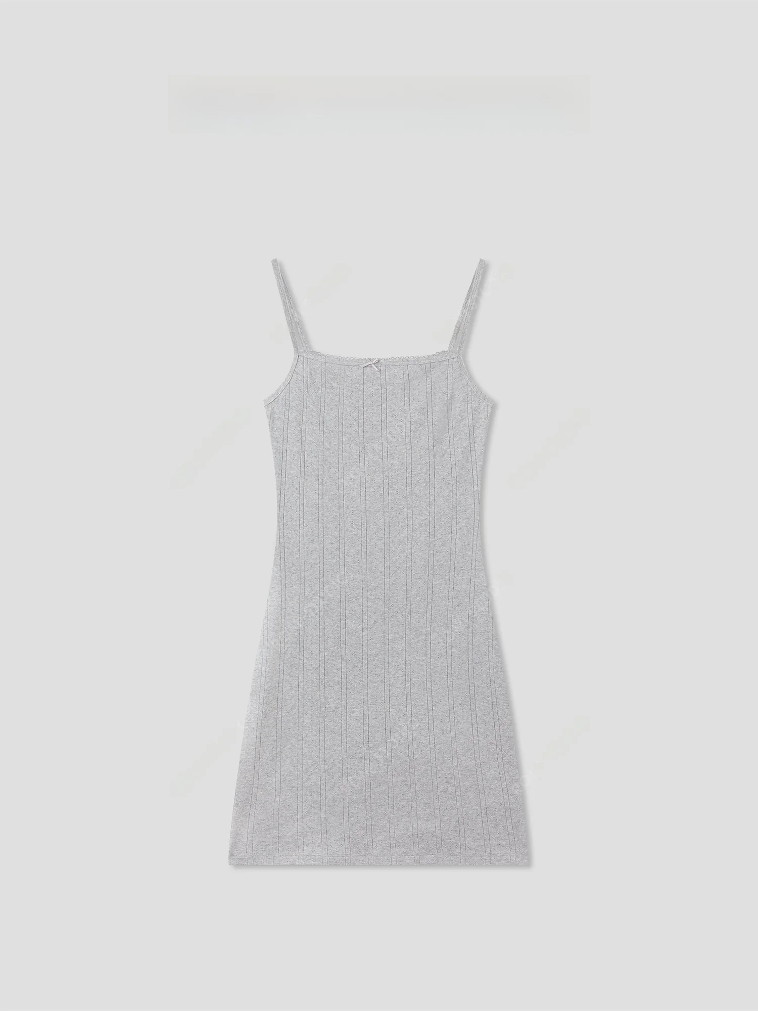 

Romantic Lace Trim Cotton ter Dr Adorable Home Series French Sle Svel U-Ne H-ape Women's Dr for Home Use