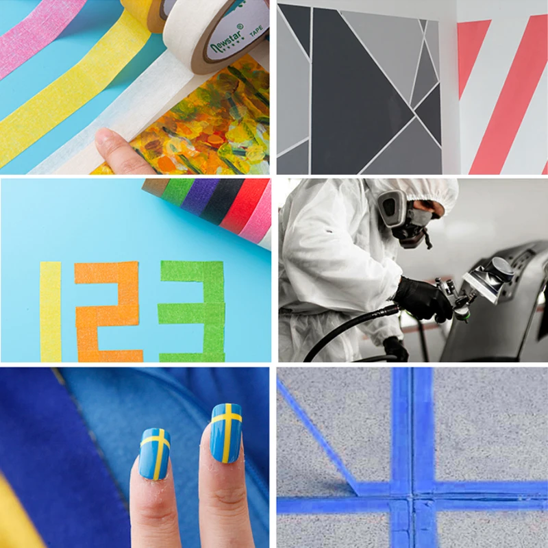 الملونة اوريغامي قوس قزح الفنان الشريط الأطفال DIY الحرف الزخرفية ملصقات ألعاب تعليمية شريط ورقي للزينة  #4