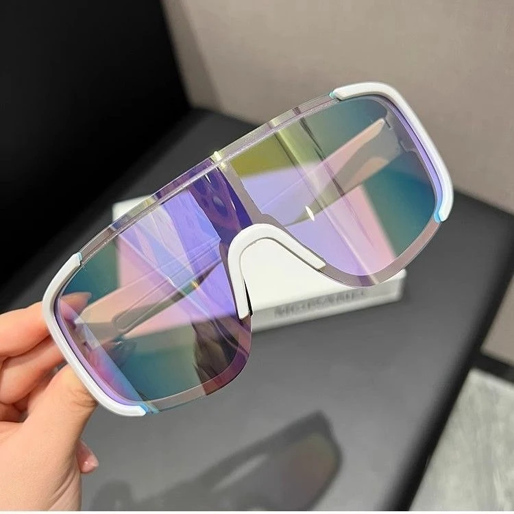 

sunglasses women's big face windproof riding glasses men's tide reflective sports eye protection ski goggles