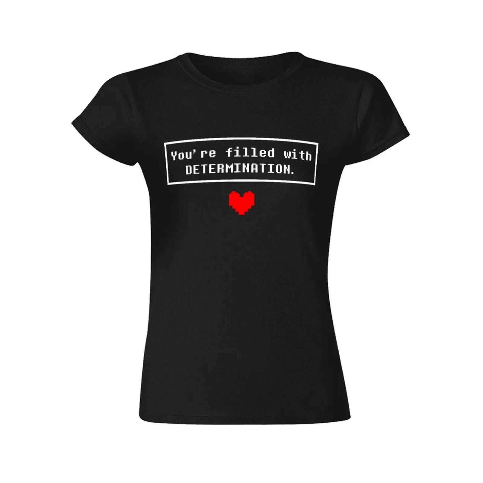 UNDERTALE-T-shirt feminina, Tops bonitos, fãs desportivos, roupa de mulher, funerais