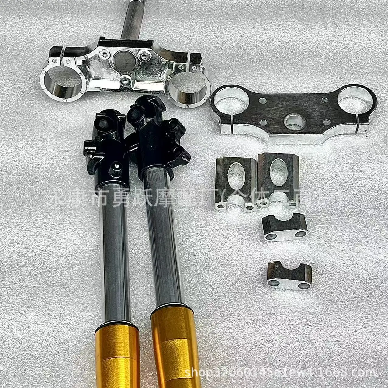 Suit for off-road motorcycle small high race accessories 710MM inverted front shock absorber with direction device front fork