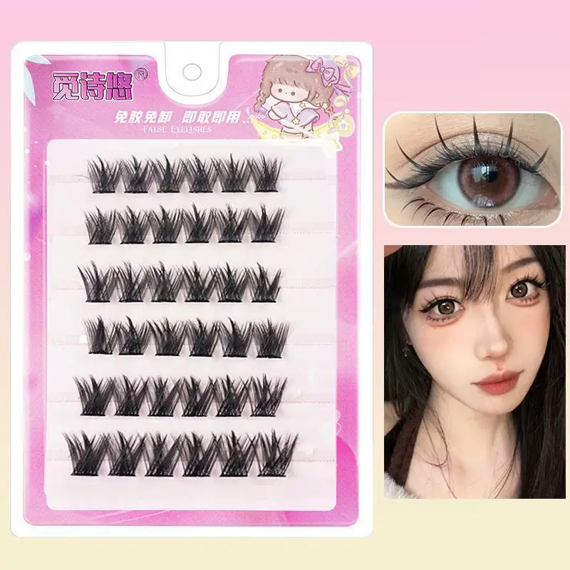 pequeno-diabo-sem-cola-cilios-posticos-multiplas-opcoes-de-estilo-auto-adesivo-extensao-de-cilios-diy-fofo-grosso-manga-olhos