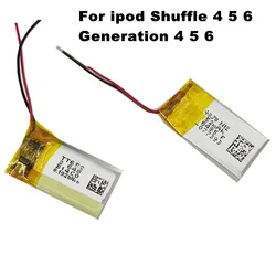 1-2pcs 616-0548 0.19Whr 3.7V Battery Replacement For ipod Shuffle 4rd 5rd 6rd Generation 4 5 6 Accumulator Batteries