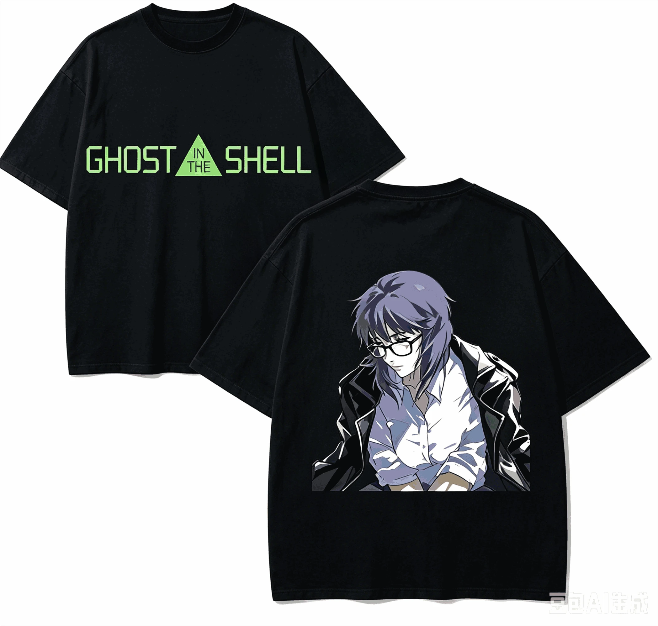 Ghost in the Shell Anime Lover T-shirt Harajuku Cotton New Model High Street Retro Fashion Oversized Unisex hot product Classic